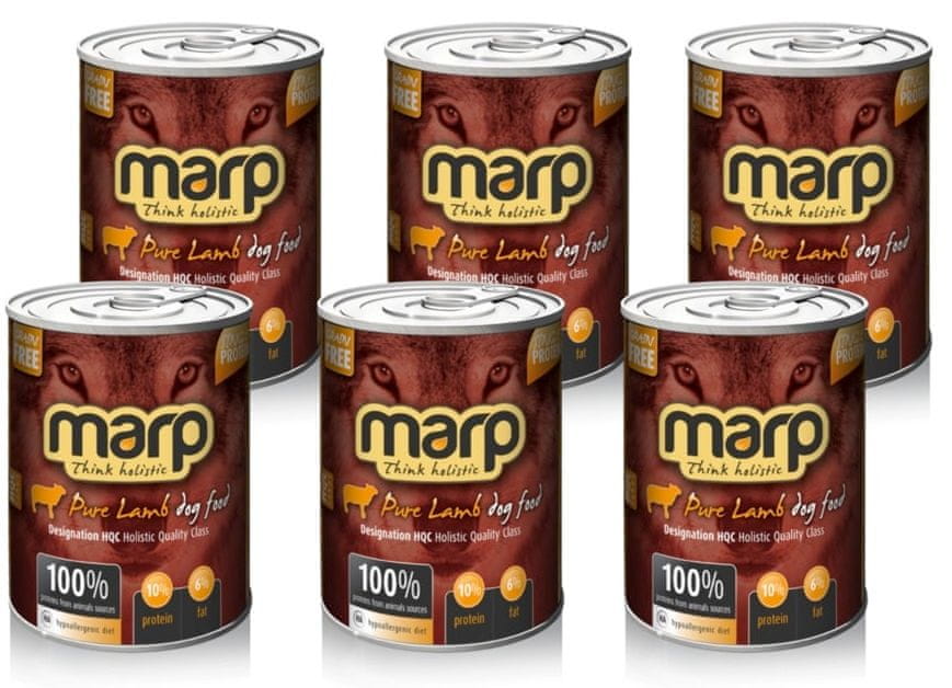 Marp Lamb konzerva s jehněčím 6 x 400 g